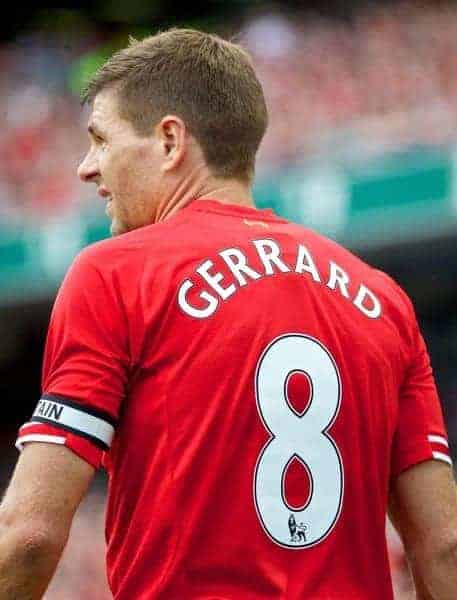 A tribute to Steven Gerrard as he captains Liverpool for the 400th
