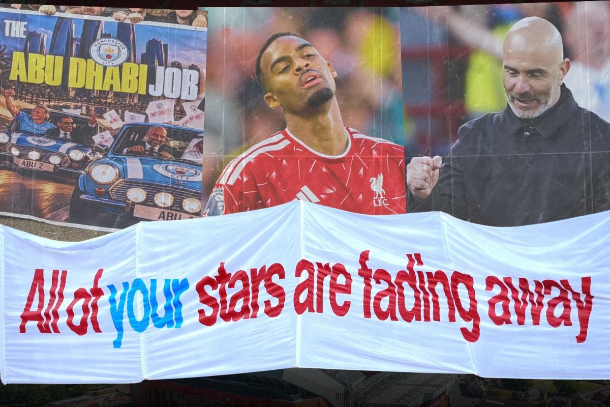 I stood on the Kop and watched Liverpool anger turn towards Man City fans