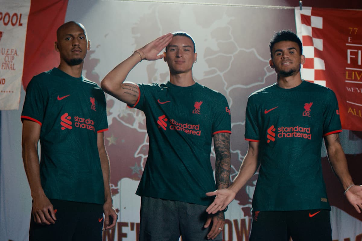 Liverpool FC unveil new teal third kit for 2022/23 - This Is Anfield