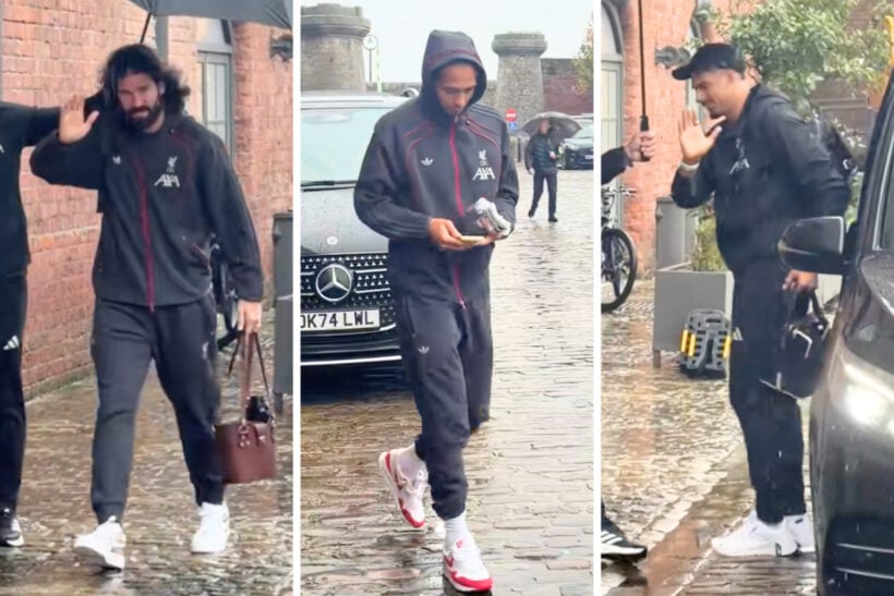 Victor Munoz not spotted as 23-man Liverpool squad arrive at team hotel