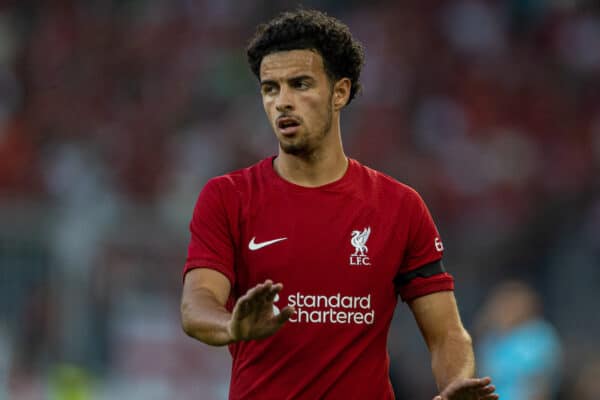 Curtis Jones to miss Liverpool's Fulham clash, with recovery