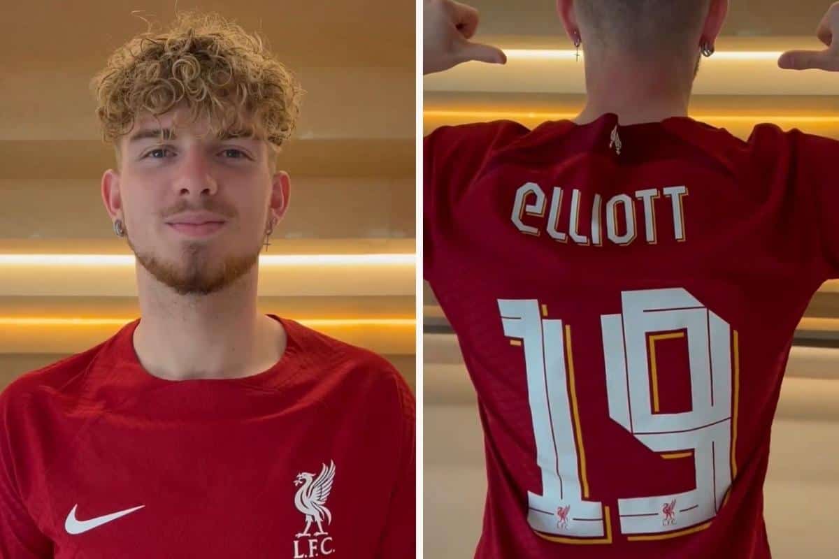 Harvey Elliott takes new Liverpool shirt number for 2022/23 season