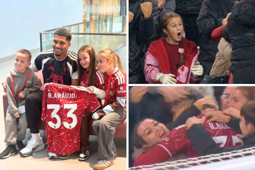 Ronald Araujo invites fans to AXA after viral celebration – for important cause