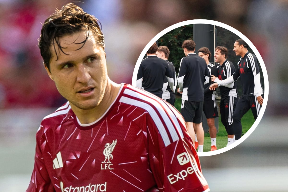 Federico Chiesa returns from injury as Liverpool training ritual explained
