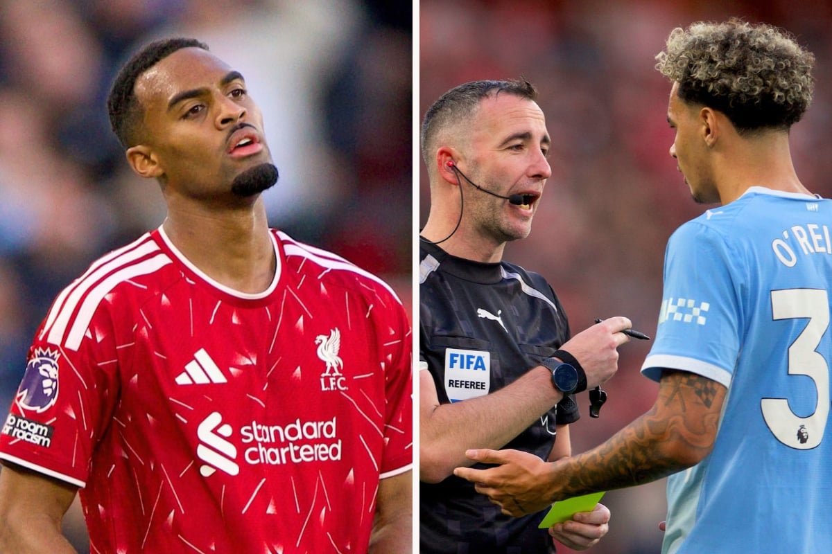 “Manchester’s Chris Kavanagh” – Liverpool fans fume at ref for Ryan Gravenberch red
