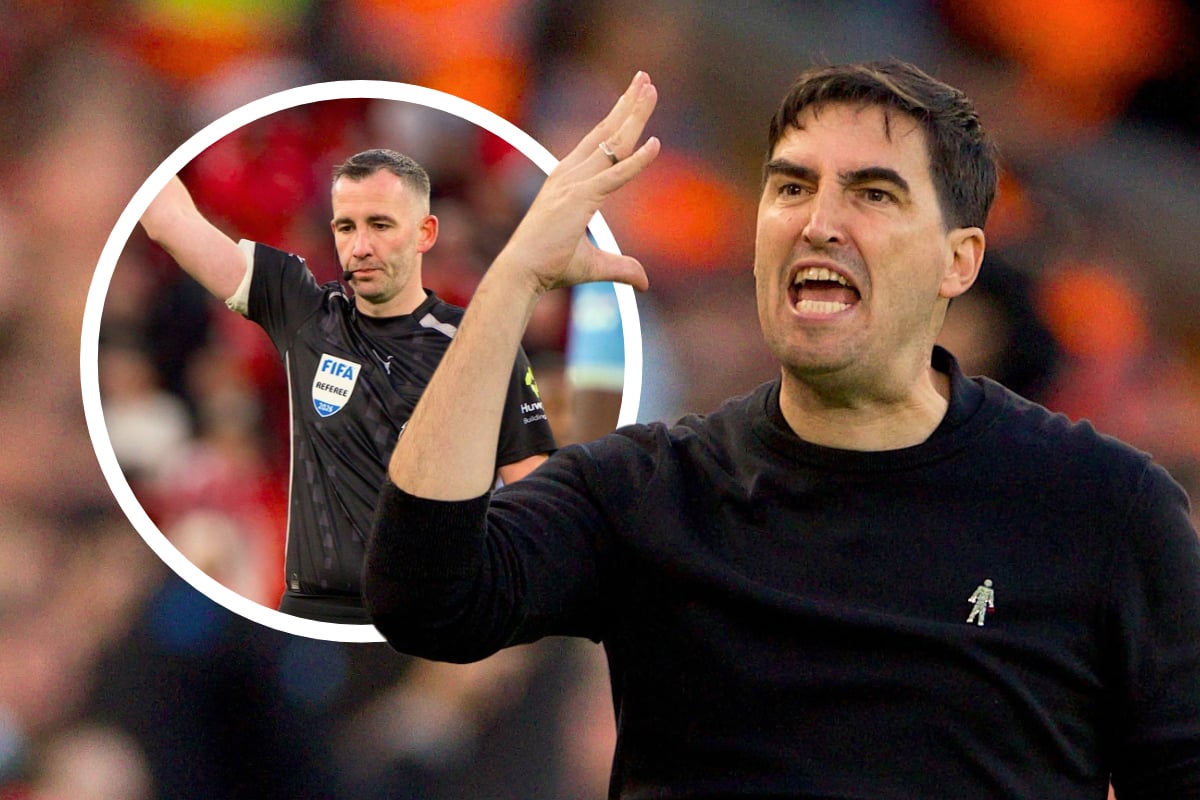 “Never a yellow card”: Andoni Iraola blasts ref for Ryan Gravenberch red