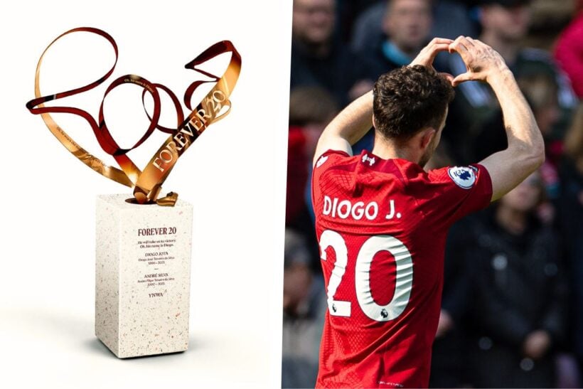 Diogo Jota Memorial Images Revealed by LFC: “Forever 20”
