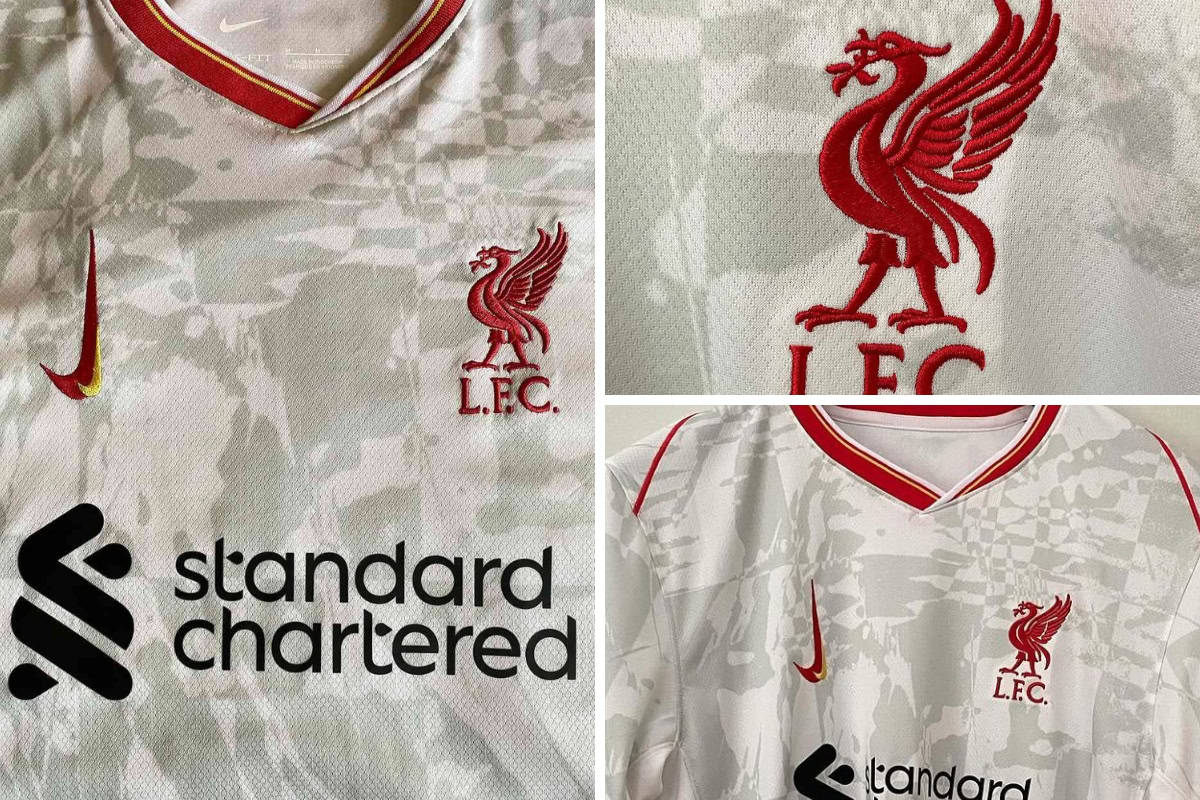 6 new photos of Liverpool's leaked third kit - up-close details