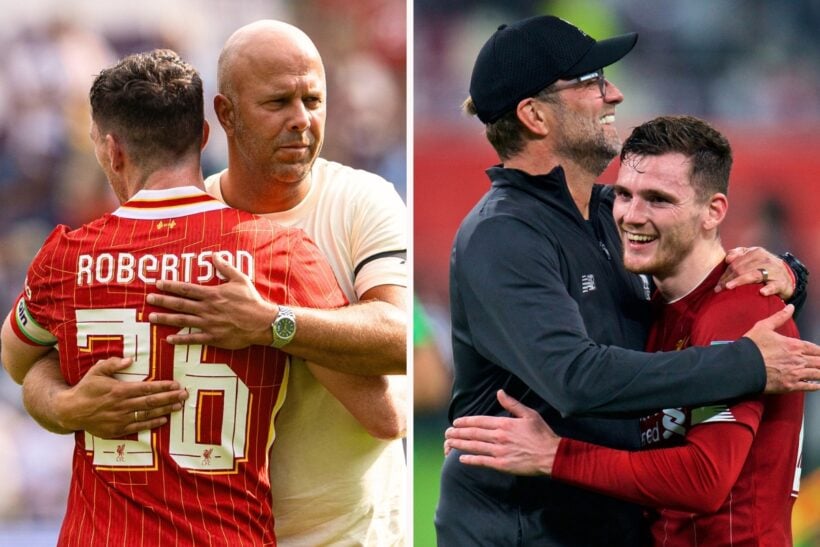 Robertson on how Slot and iPads reshaped Klopp's blueprint