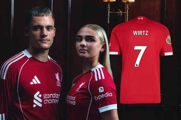 Florian Wirtz No. 7 is best-selling shirt after new Liverpool