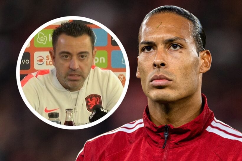 Xavi reveals Liverpool meeting decided Van Dijk's Netherlands future